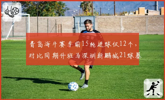 青岛海牛赛季前15轮进球仅12个,对比同期升班马深圳新鹏城21球暴露锋无力