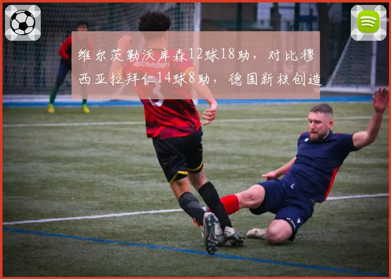 维尔茨勒沃库森12球18助,对比穆西亚拉拜仁14球8助,德国新核创造力分化