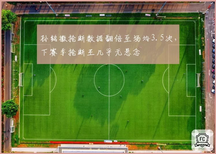 孙铭徽抢断数据翻倍至场均3.5次,下赛季抢断王几乎无悬念